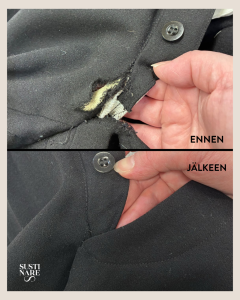 Housujen haaran korjaus 25€